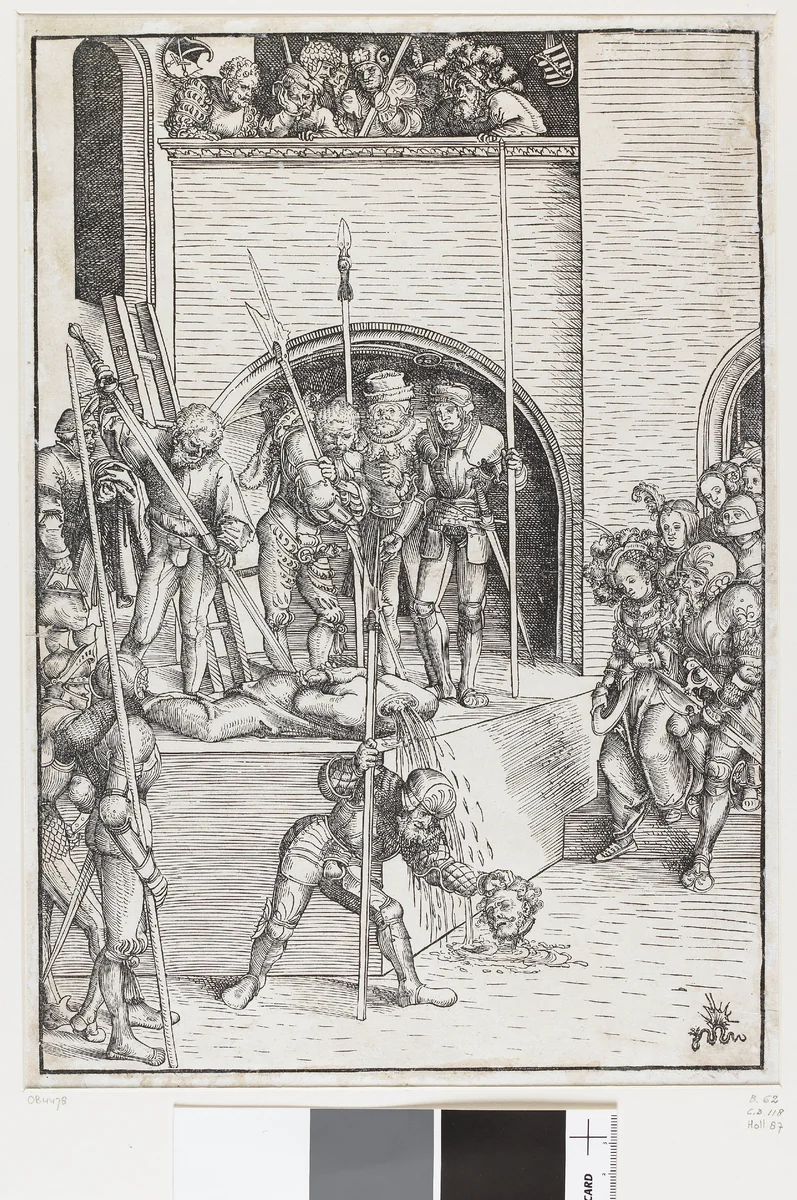 Onthoofding van Johannes de Doper by Unknown, print, 1511-1515