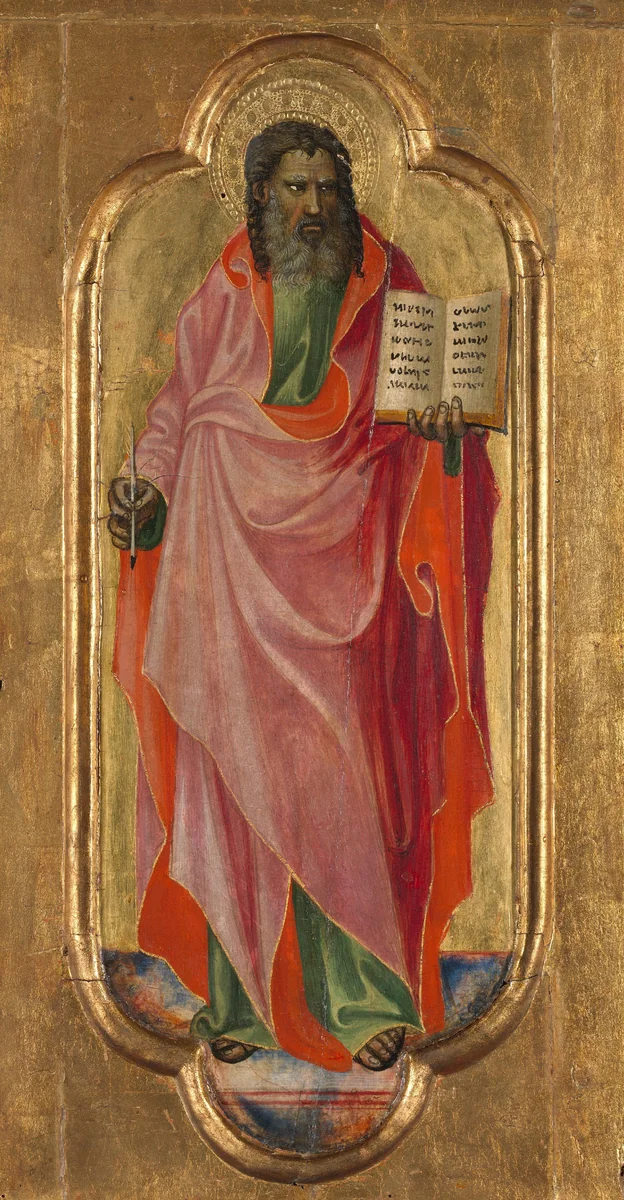 Twee evangelisten by Gherardo Starnina, painting, 1407