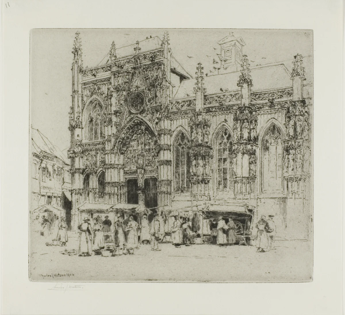 La Chapelle de St. Esprit by Charles John Watson, print, 1904
