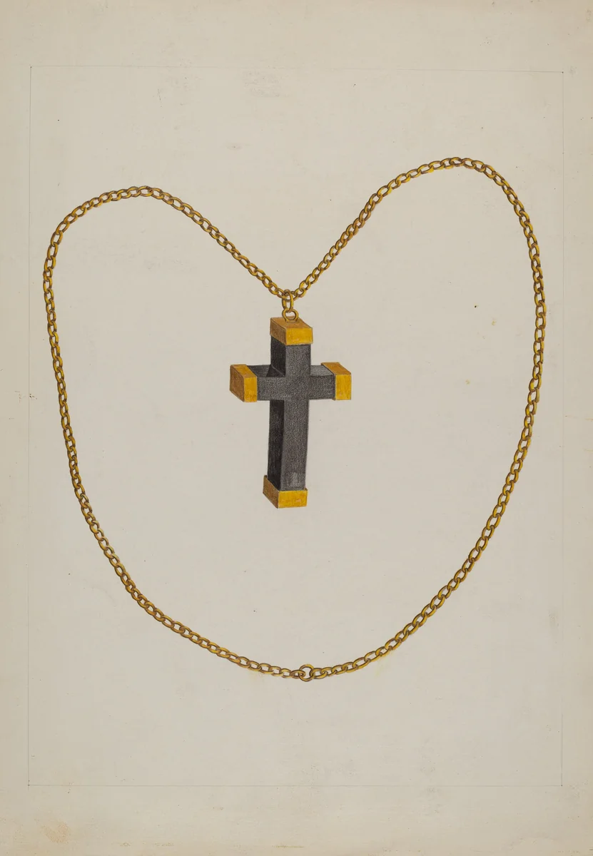 Cross and Chain by Tulita Westfall, index of american design, 1937
