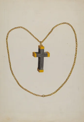 Cross and Chain by Tulita Westfall, index of american design, 1937