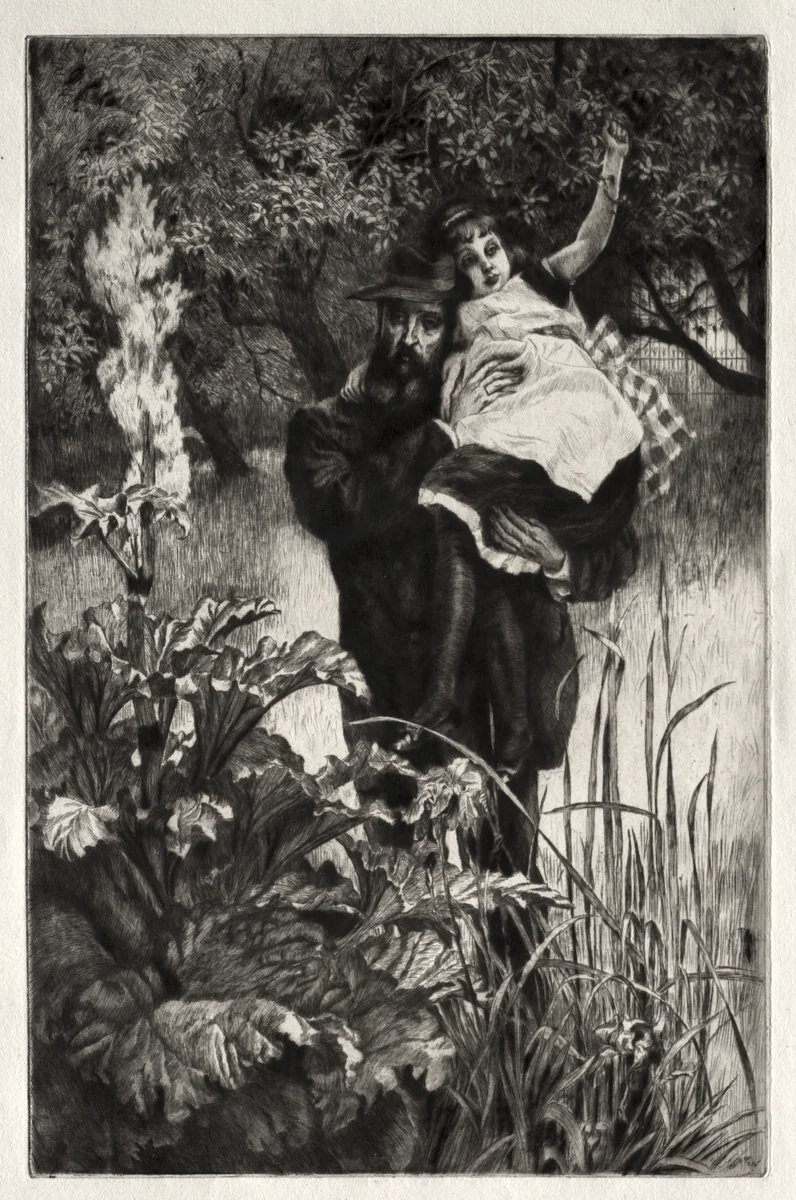 The Widower by James Tissot, print, 1877