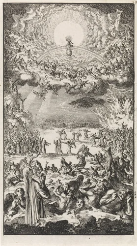 Laatste Oordeel by Jan Luyken, print, 1712