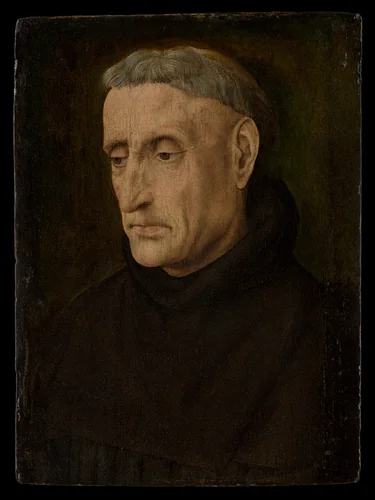 A Benedictine Monk by Hugo van der Goes, painting, 1480-1483