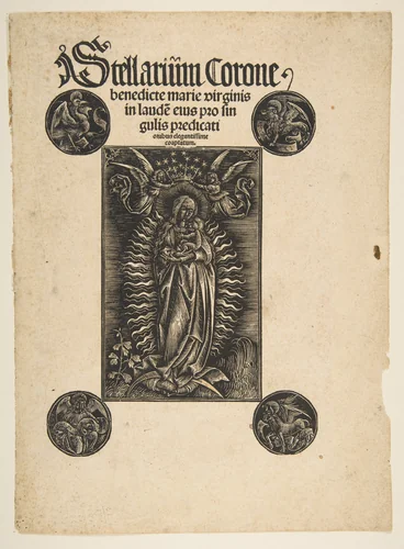 Title-page from Pelbartus de Temesvar by Johann Otmar, print, 1502-1514