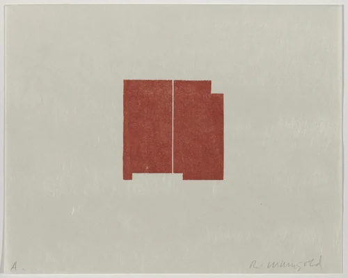 A by Robert Mangold, portfolio, 2000