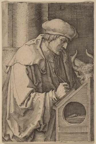 Saint Luke by Lucas van Leyden, print, 1518