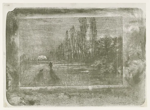 The Little Hunter (Le Petit Chasseur) by Félix Buhot, print, 1892