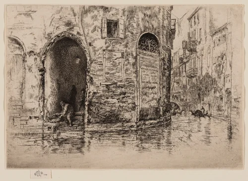 The Two Doorways by James McNeill Whistler, print, 1879-1880