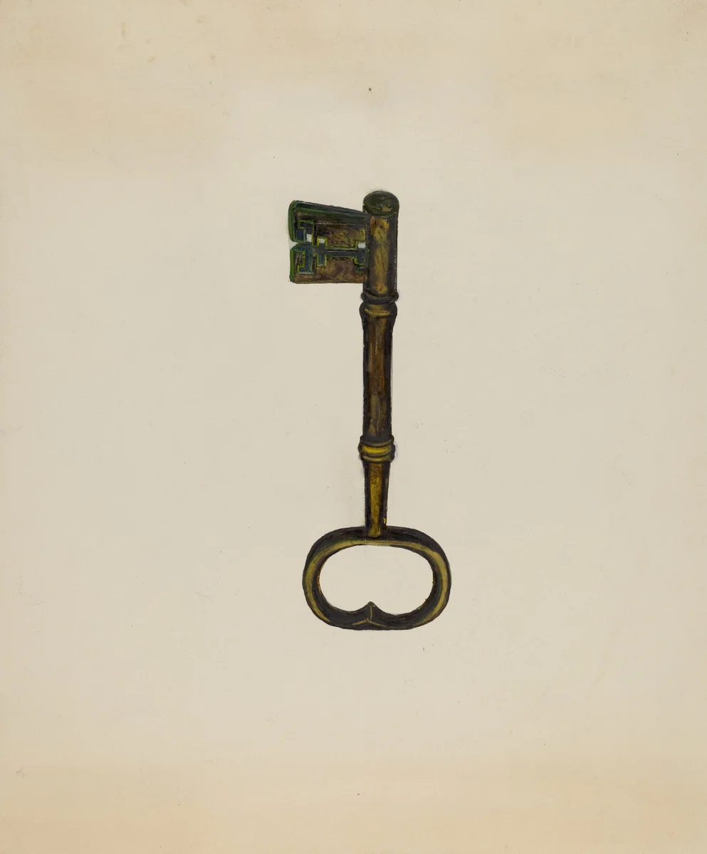 Key by Edna Crenshaw Rex, index of american design, 1935-1942