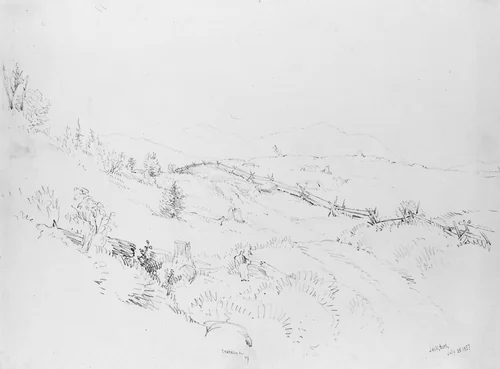 Franklin County, New York by James M. Hart, artwork, 1857