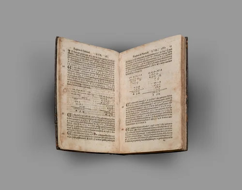 Summa de Arithmetica by Francisco di Lionardo Ghaligaio, book, 1521