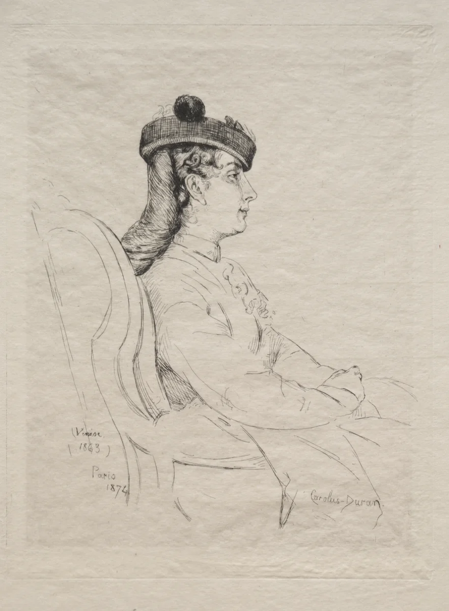 Souvenir de Voyage by Emile Auguste Carolus-Duran, print, 1874