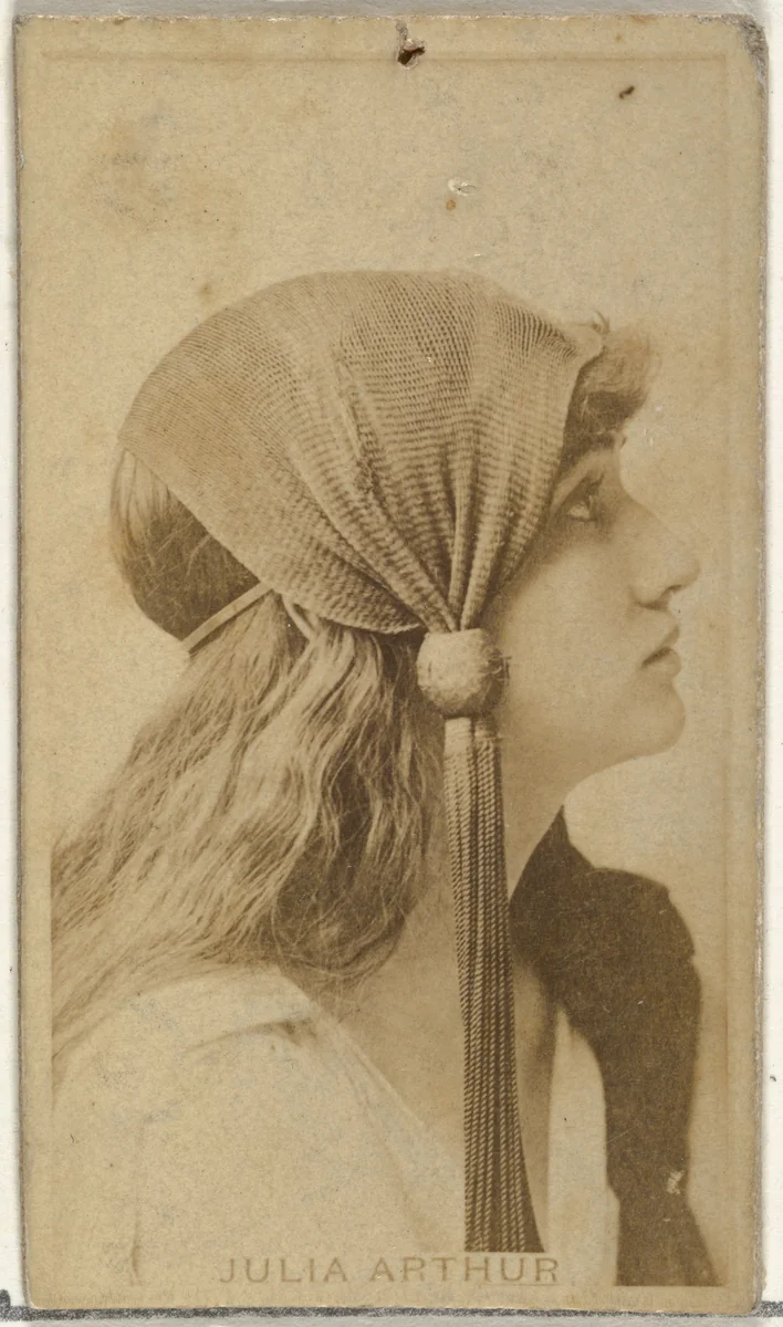 Julia Arthur, from the Actors and Actresses series (N145-8) issued by Duke Sons & Co. to promote Duke Cigarettes by W. Duke, Sons & Co., photograph, 1890-1895