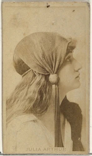 Julia Arthur, from the Actors and Actresses series (N145-8) issued by Duke Sons & Co. to promote Duke Cigarettes by W. Duke, Sons & Co., photograph, 1890-1895