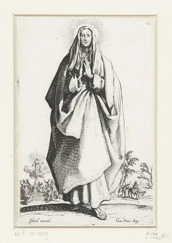 Maria by Jacques Callot, print, 1631
