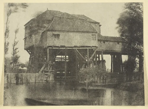 Le Moulin de Saint-Ouen by Hippolyte Bayard, photograph, 1845