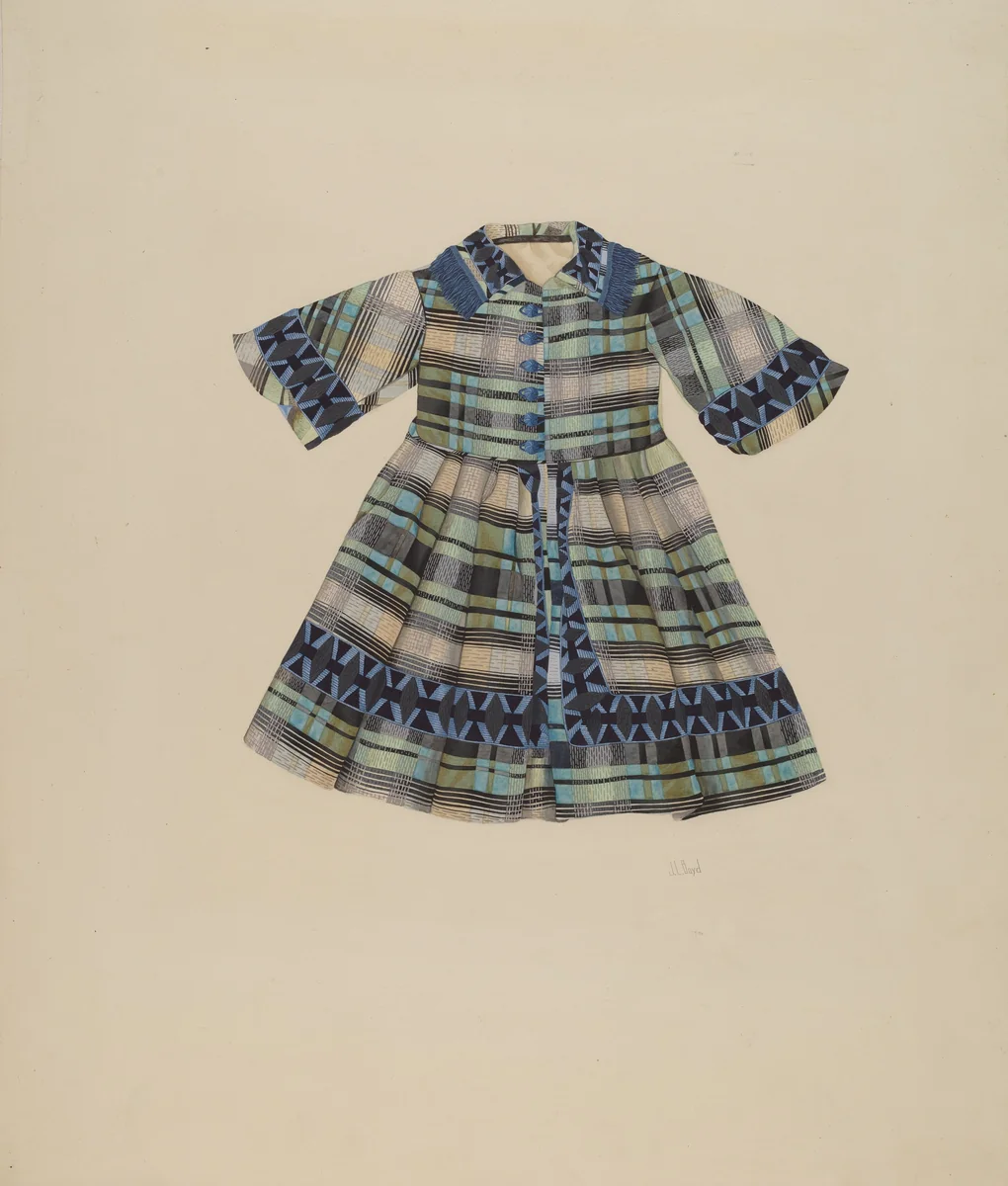 Child's Dress by Joseph L. Boyd, index of american design, 1937