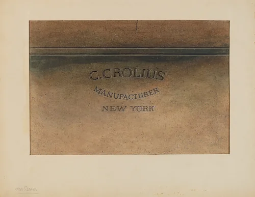 Jar by Charles Caseau, index of american design, 1937