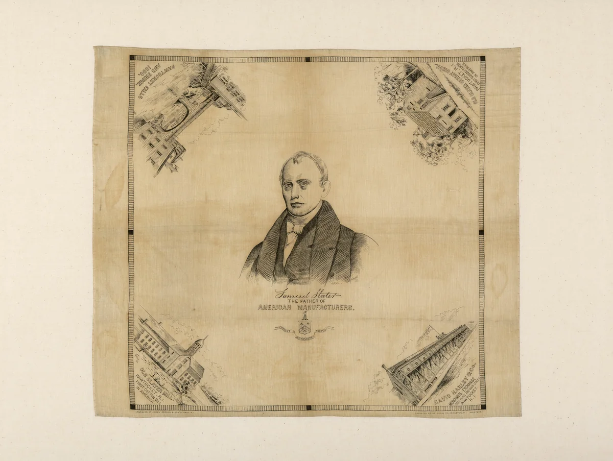 Samuel Slater, The Father of American Manufacturers (Handkerchief) by James Provan
James Sullivan Lincoln, textile, 1890