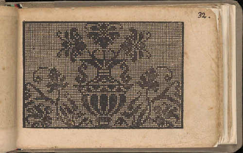 Schön newes Modelbuch (Page 32r) by Sigismundus Latomus, book, 1608