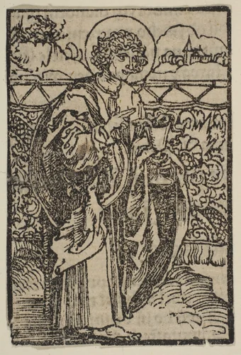 Saint John by Albrecht Dürer, print, 1485-1528