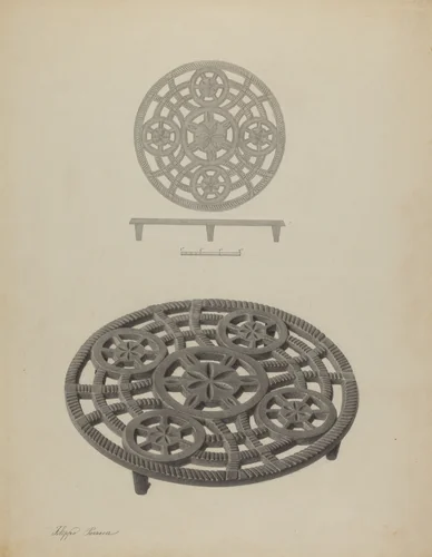Pa. German Trivet by Filippo Porreca, index of american design, 1939