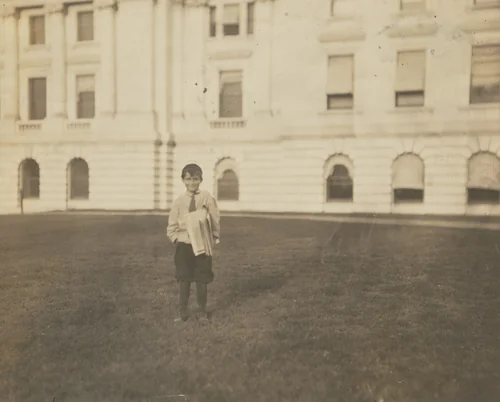 7-Year-Old Harry, Washington D.C. by Lewis Wickes Hine, photograph, 1912