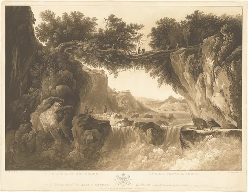 View of the Loss of the Rhone by Maria Catharina Prestel; Louis Bélanger; Molteno, Colnaghi, & Co., print, 1791