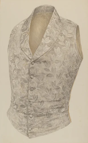 Vest by Nancy Crimi; Alvin Shiren, index of american design, 1940