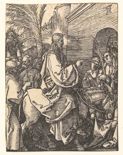 Christ's Entry into Jerusalem, from "The Small Passion" by Albrecht Dürer, print, 1508-1509