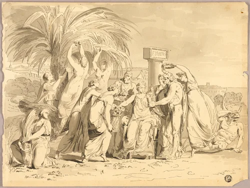 Feast of Ceres by Lodovico Lipparini
Pelagio Pelagi, drawing, 1820-1856