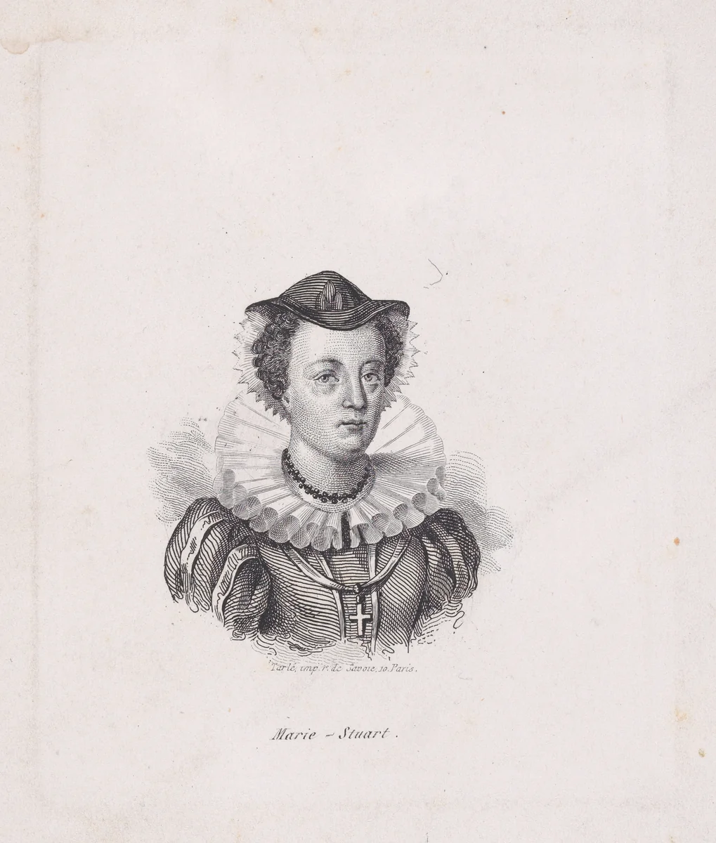Mary, Queen of Scots by Mary, Queen of Scots, print, 1825-1875