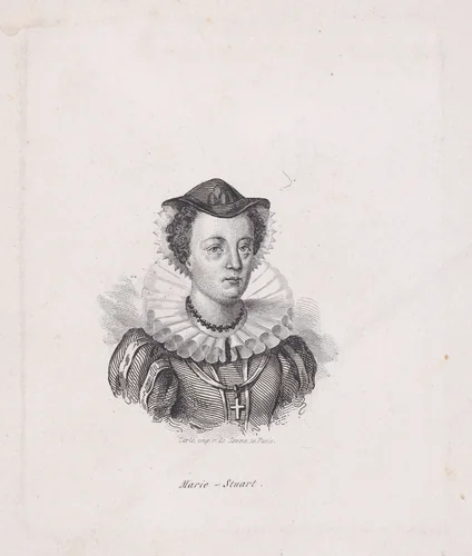 Mary, Queen of Scots by Mary, Queen of Scots, print, 1825-1875