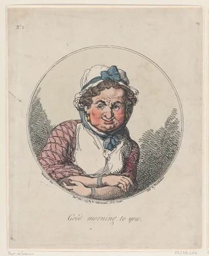 Good Morning To You by Thomas Rowlandson, print, 1799