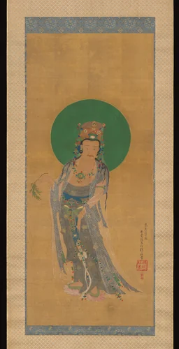 Willow Kannon by Sakai Hōitsu (酒井抱一), painting, 1810-1819