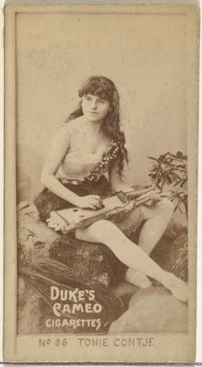 Card Number 66, from the Actors and Actresses series (N145-4) issued by Duke Sons & Co. to promote Cameo Cigarettes by W. Duke, Sons & Co., photograph, 1880-1889