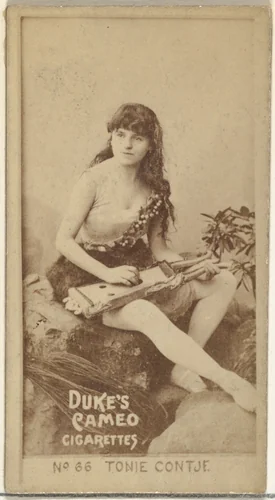 Card Number 66, from the Actors and Actresses series (N145-4) issued by Duke Sons & Co. to promote Cameo Cigarettes by W. Duke, Sons & Co., photograph, 1880-1889