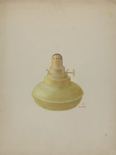 Lamp by Margaret Stottlemeyer, index of american design, 1935-1942