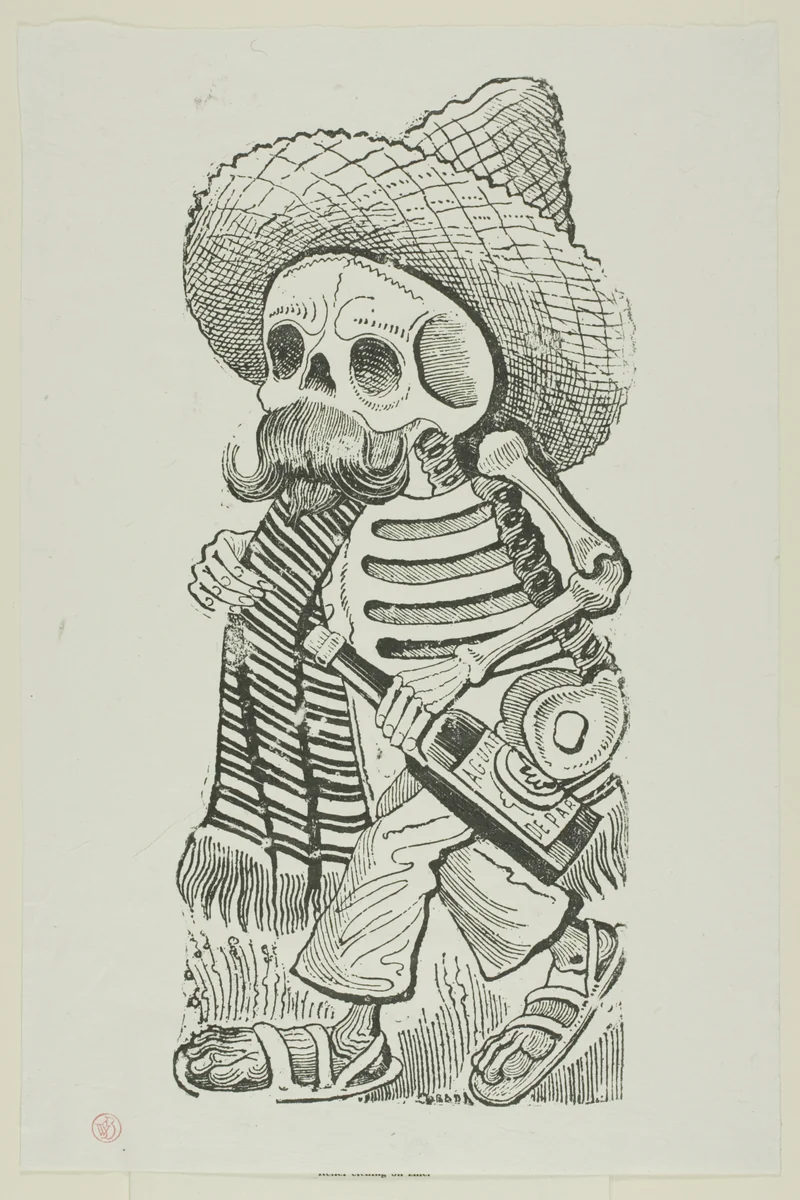 Calavera of Francisco Madero, from Calavera Maderista by José Guadalupe Posada, print, 1944