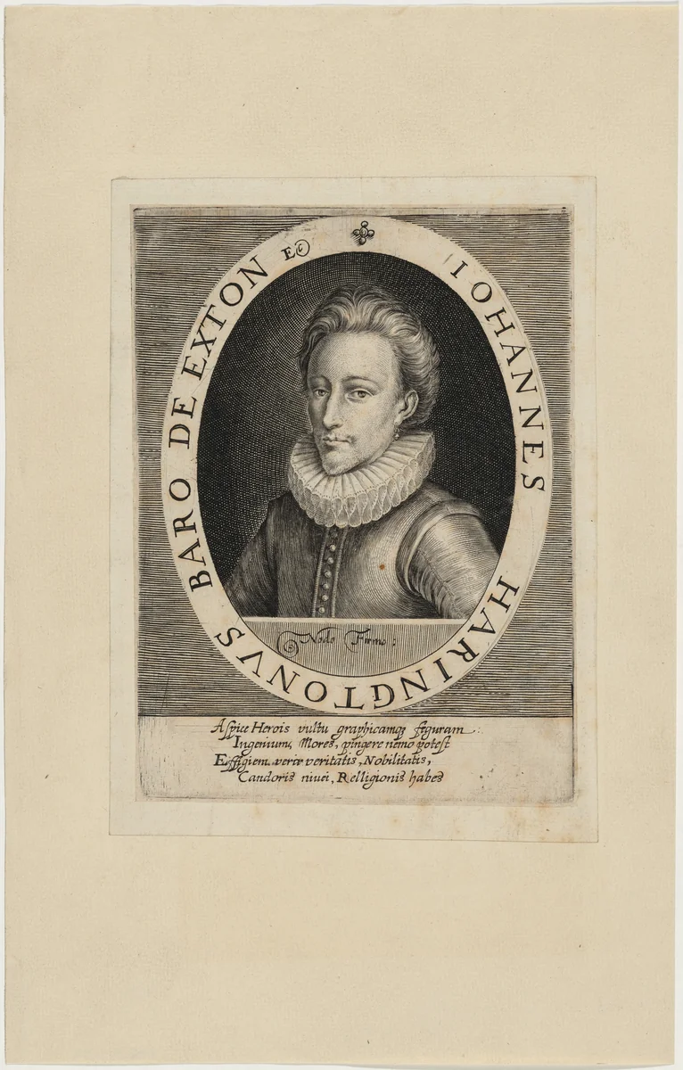 John Harington, Second Baron of Exton by Magdalena van de Passe
Willem de Passe, print, 1620