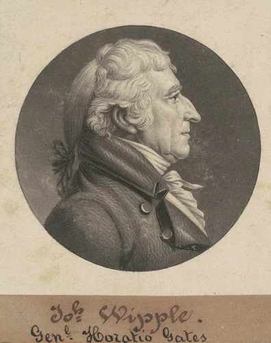 Joseph Whipple by Charles B. J. Févret de Saint-Mémin, print, 1805