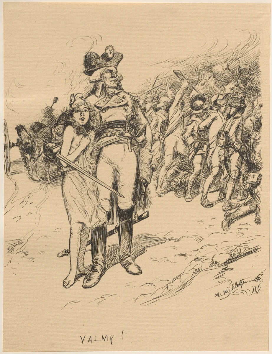 Valmy by Adolphe Léon Willette, book, 1897-1899