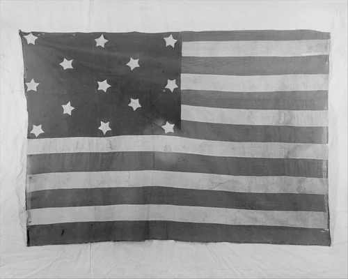 Flag by Elizabeth Hamilton, artwork, 1800-1900
