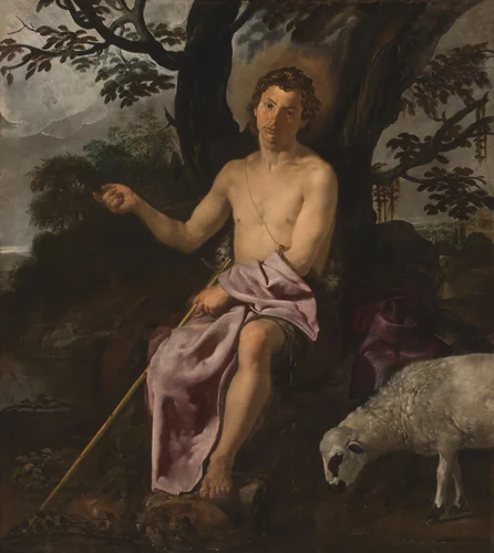 Saint John the Baptist in the Wilderness by Diego Velázquez, painting, 1617-1627