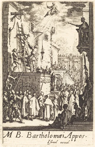 The Martyrdom of Saint Bartholomew by Jacques Callot, print, 1634-1635