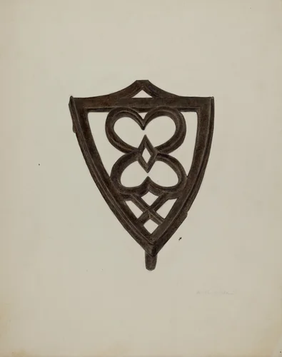 Trivet by Ardella Watkins, index of american design, 1942
