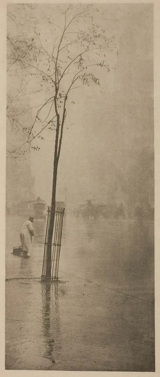 Spring Showers by Alfred Stieglitz, print, 1900-1901