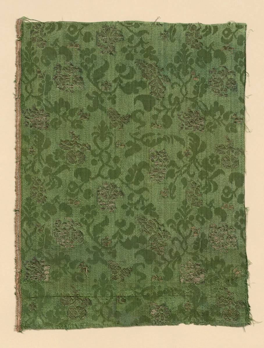 Fragment by Italy or Spain, textile, 1690-1710