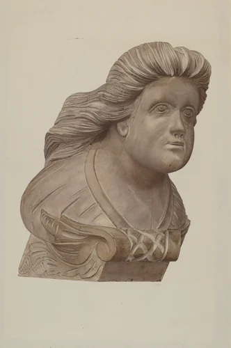 Small Figurehead by Karl Hentz, index of american design, 1935-1942